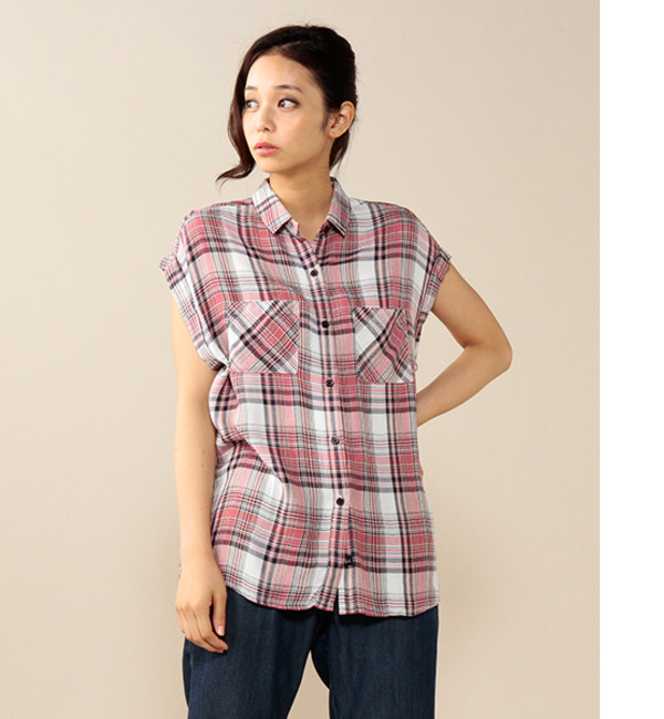(RAILS)RW64725 BRITT NO SLV SHIRT