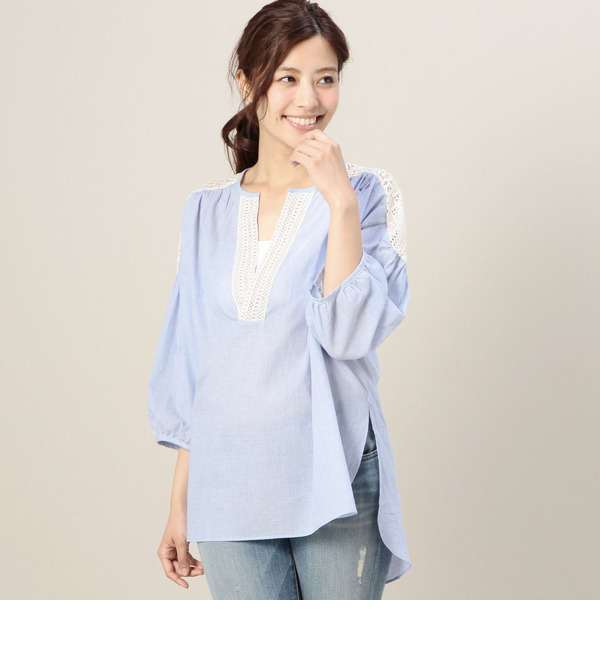 S-LBL-15112 GATHERED TUNIC