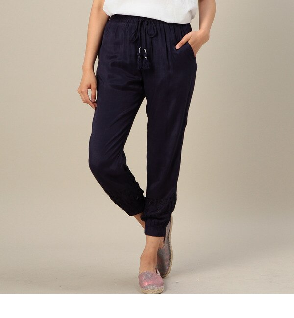 (B.B)R50360-312AI EMBROIDERY PANTS