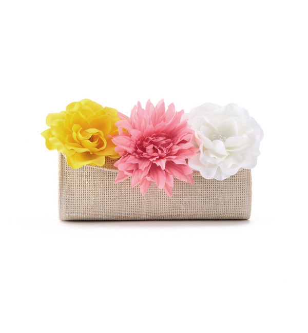 【ローズ バッド/ROSE BUD】 （ORE BAG）2379 PAPER/FLOWER CLUTCH [送料無料]
