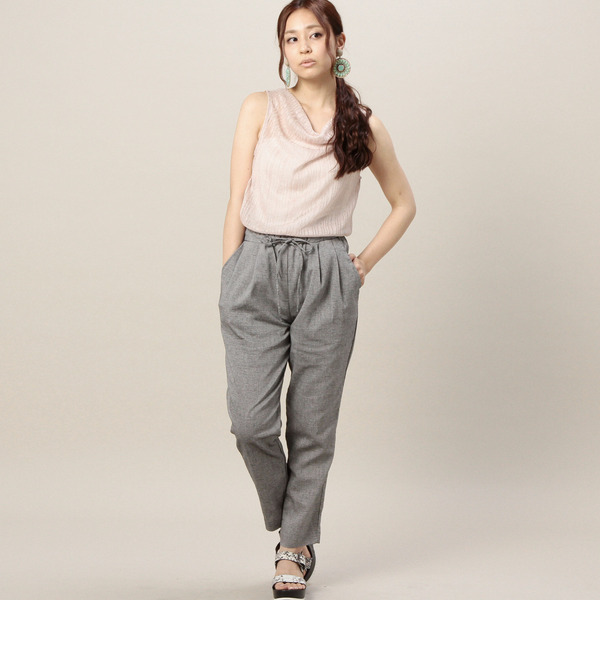 【ローズ バッド/ROSE BUD】 LOP-15147 DRAPE COLLAR SLV-LESS COMBINAISON [送料無料]