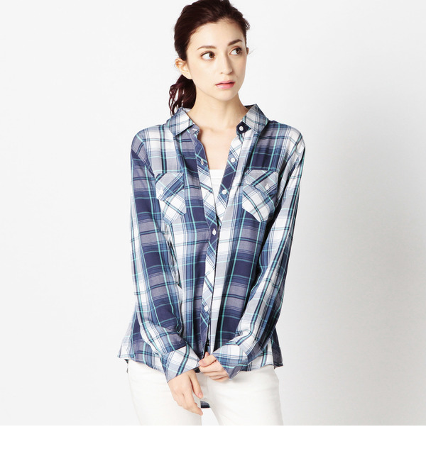 【ローズ バッド/ROSE BUD】 (RAILS)RW45344 CARMEN CHECK L/S SHIRT [送料無料]
