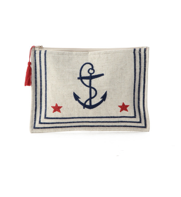 (THOROGOOD)AC760 SAILOR EMBRD SHIRT NAVY