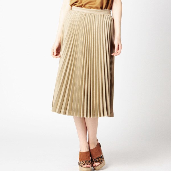 【ローズ バッド/ROSE BUD】 LSK-15202 JUST/W PLEATED SKIRT [送料無料]