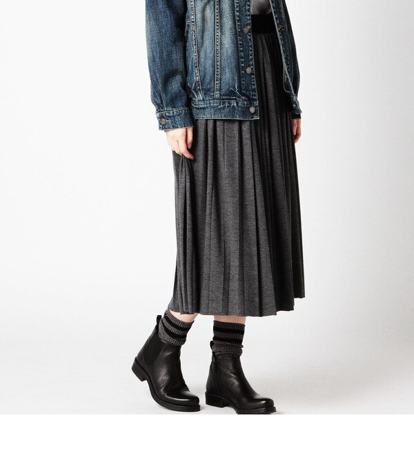 【ローズ バッド/ROSE BUD】 LCTB-15203 PLEATED LONG SKIRT [送料無料]