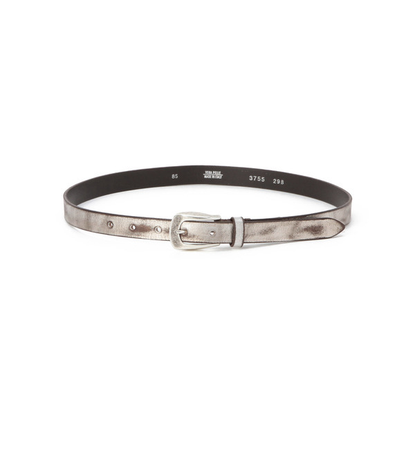 【ローズ バッド/ROSE BUD】 (MARTINICA BELTS)3755 110/PMT FD METALIC NARROW BELT [送料無料]
