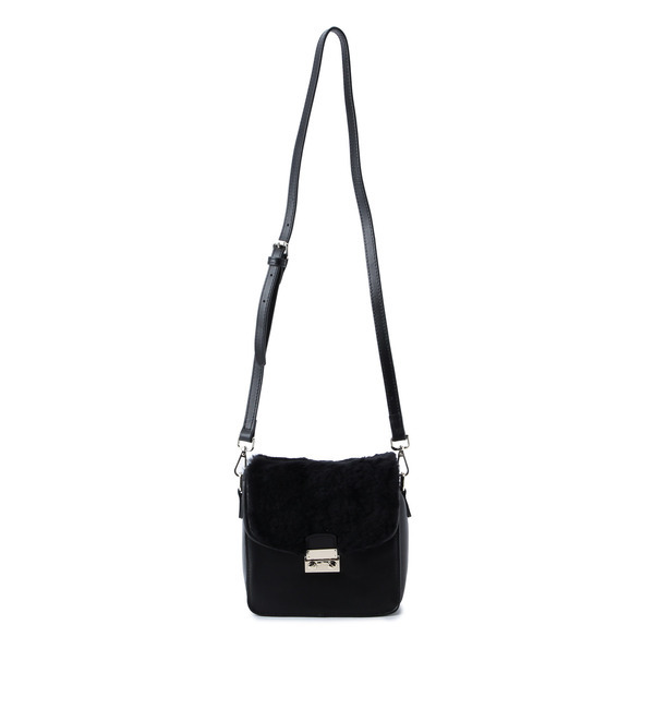 【ローズ バッド/ROSE BUD】 【カタログ掲載】M03206 LEATHER/BOA SML FLAP SHOULDER BAG [送料無料]