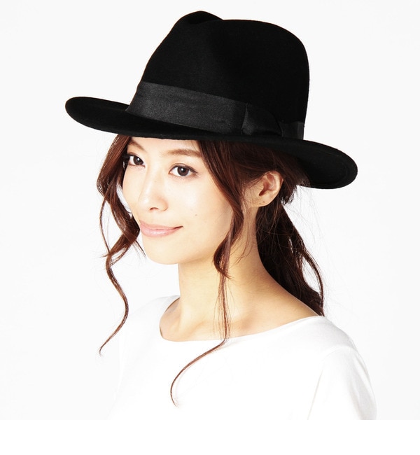 【ローズ バッド/ROSE BUD】 【カタログ掲載】B0018088 WOOL FELT HAT [送料無料]