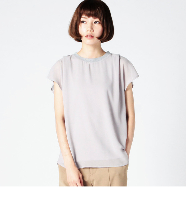 【ローズ バッド/ROSE BUD】 LBL-15207 SLEEVE-LESS P/O BLOUSE [送料無料]