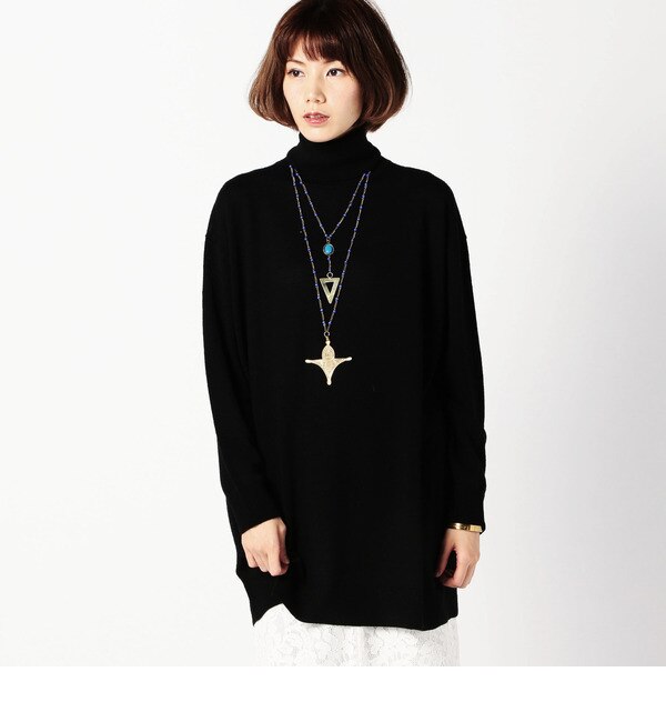 【ローズ バッド/ROSE BUD】 【カタログ掲載】LK-15202 TURTLE/N L/S TUNIC [送料無料]