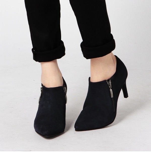 【ローズ バッド/ROSE BUD】 20933 JERSY SUEDE SIDE ZIP BOOTIE [送料無料]