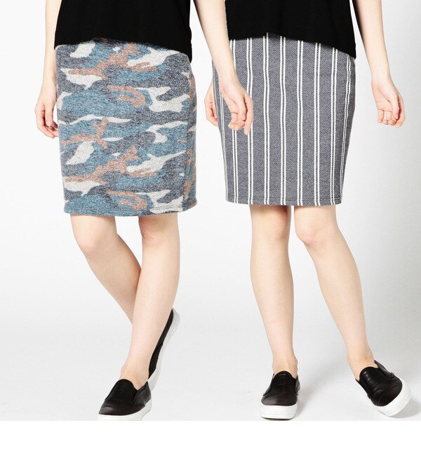 【ローズ バッド/ROSE BUD】 LCTB-15206 REVERSIBLE TIGHT SKIRT [送料無料]