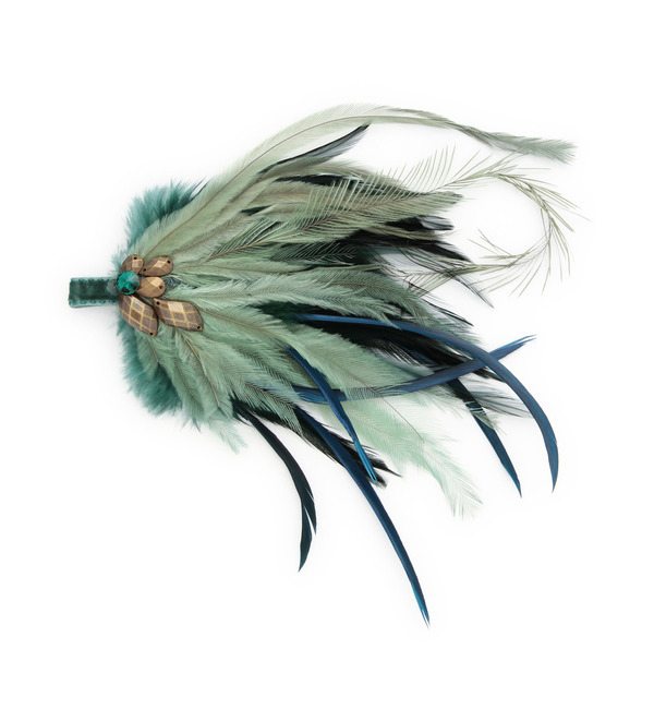 【ローズ バッド/ROSE BUD】 (LL ACCESSORIES)FL105A FEATHER/JEWEL HAIR ACC [送料無料]