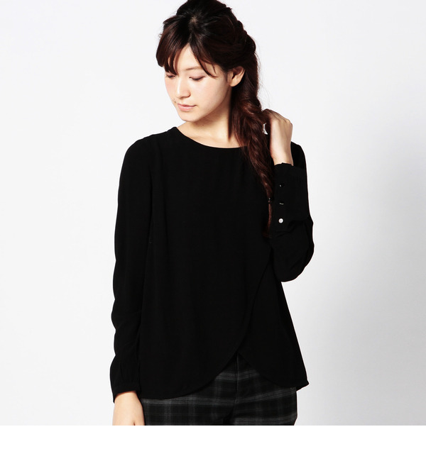 【ローズ バッド/ROSE BUD】 5211095 CROSS OVER BLOUSE [送料無料]