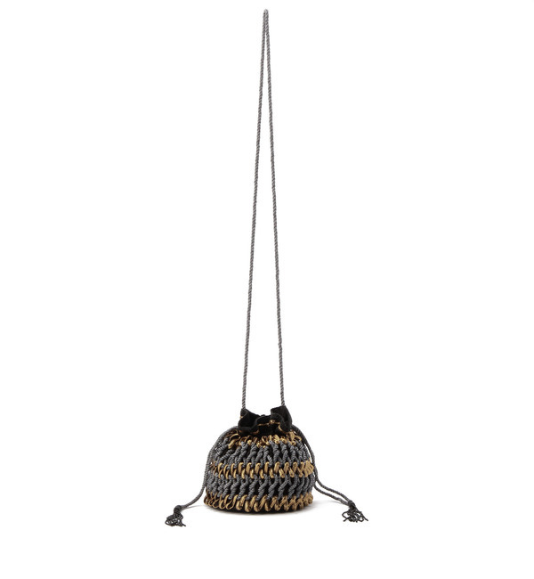 【ローズ バッド/ROSE BUD】 【カタログ掲載】(SALUJA)SE142-4042 DRAW BEADE SMALL BAG [送料無料]