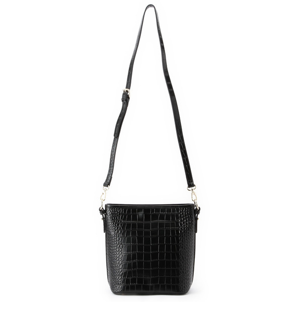 【ローズ バッド/ROSE BUD】 【カタログ掲載】CSS1436A-001 CROCO EMBOS SML SHOULDER BAG [送料無料]