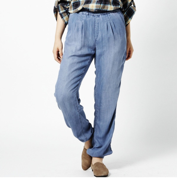 【ローズ バッド/ROSE BUD】 （4OUR DREAMERS）TD2053 TENCEL DENIM ELASTIC PANTS [送料無料]