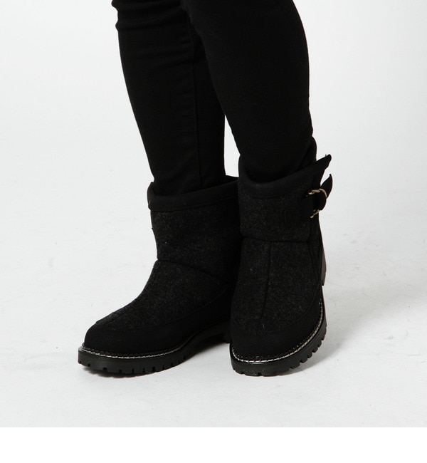 【ローズ バッド/ROSE BUD】 （KIMBERTEX）GINA SHORT D RING BELT SHORT BOOTS [送料無料]