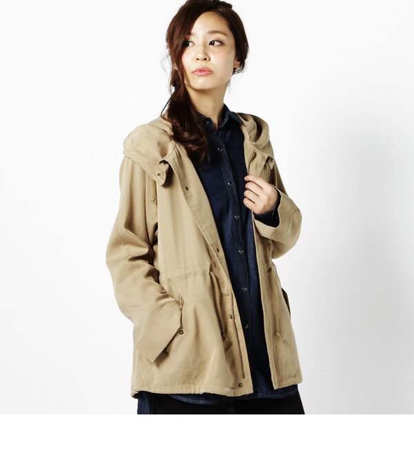 【ローズ バッド/ROSE BUD】 LJ-15211 WIDE SLV. MOUNTAIN PARKA [送料無料]