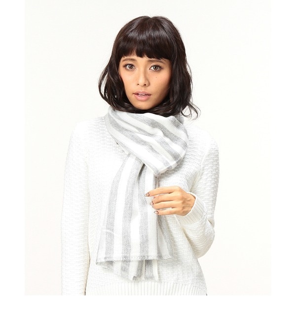 【ローズ バッド/ROSE BUD】 (AHUJASONS SHAWL)MQ-GAUZE CASHMERE TWILL PATTERNED SCARF [送料無料]