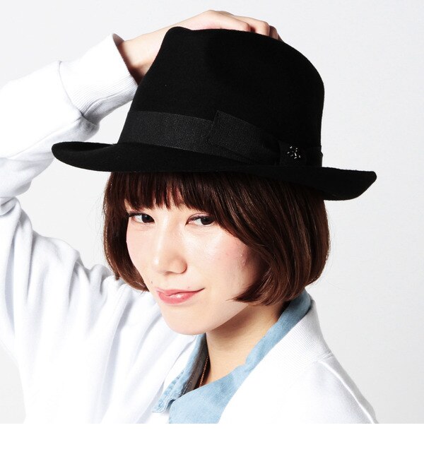 【ローズ バッド/ROSE BUD】 (CAPOGIRO)#A115 CAP 23/ELE FELT HAT [送料無料]