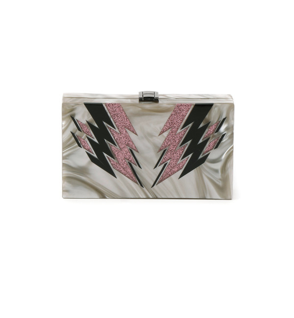 【ローズ バッド/ROSE BUD】 【カタログ掲載】(MACOCITY)MWZB-1945-02 BOLT CLUTCH BAG [送料無料]