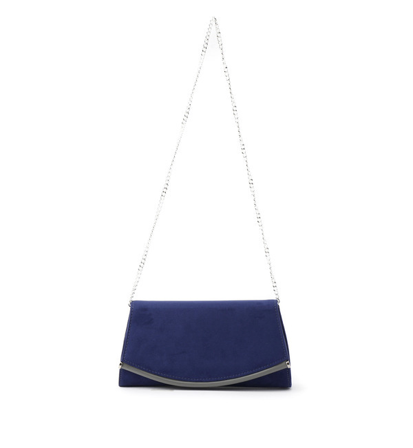 【ローズ バッド/ROSE BUD】 (WHITE IN 8)BS-4 CAMOSCINA CLUTCH BAG W/CHAIN [送料無料]