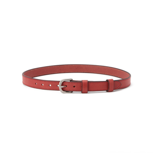 【ローズ バッド/ROSE BUD】 (LEONARDO GUIZZETTI)2506 SILVER BUCKLE LEATHER BELT [送料無料]