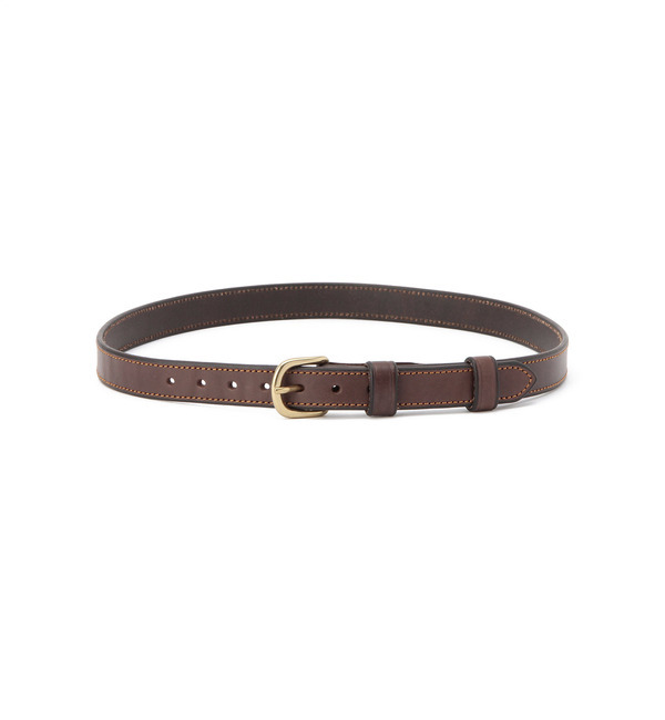 【ローズ バッド/ROSE BUD】 (LEONARDO GUIZZETTI)2505 BRASS BUCKLE LEATHER BELT [送料無料]