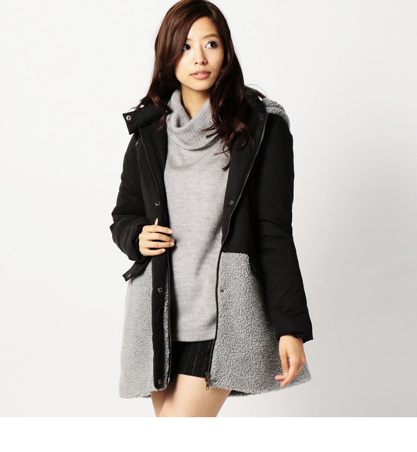 【ローズ バッド/ROSE BUD】 LC-15226 HOODED ZIP COAT [送料無料]