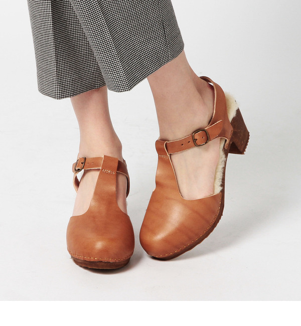 【ローズ バッド/ROSE BUD】 【カタログ掲載】（BOSABO）290-PDP-109 BR/F2B MOUTON STRAP SABOT [送料無料]