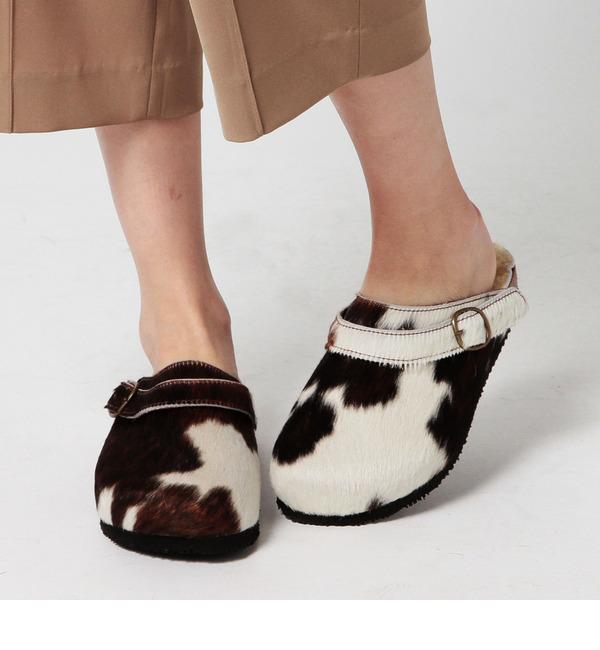 【ローズ バッド/ROSE BUD】 （BOSABO）254-PDP-109 BR/030 POLIS/MOUTON SANDAL [送料無料]