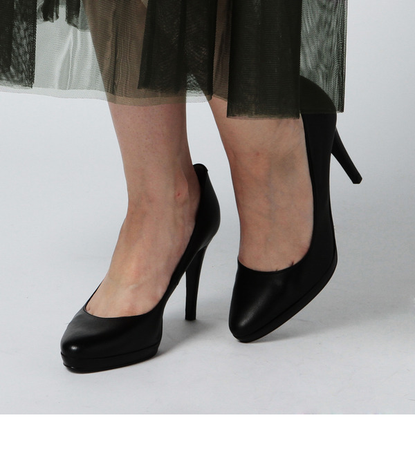 【ローズ バッド/ROSE BUD】 32417 LEATHER HEEL PUMPS [送料無料]