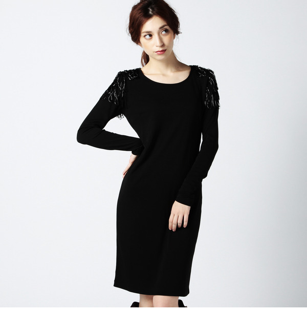 【ローズ バッド/ROSE BUD】 (SUPER TRASH)CW15M355 DASMI FRINGE SHOULDER DRESS [送料無料]