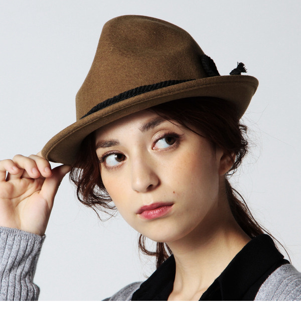 【ローズ バッド/ROSE BUD】 (SORBATTI)F115CORDA ALPINO FELT HAT [送料無料]
