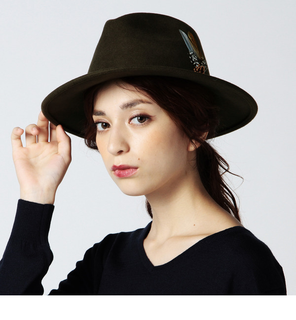 【ローズ バッド/ROSE BUD】 (SORBATTI)F115 G77/474 FELT HAT [送料無料]
