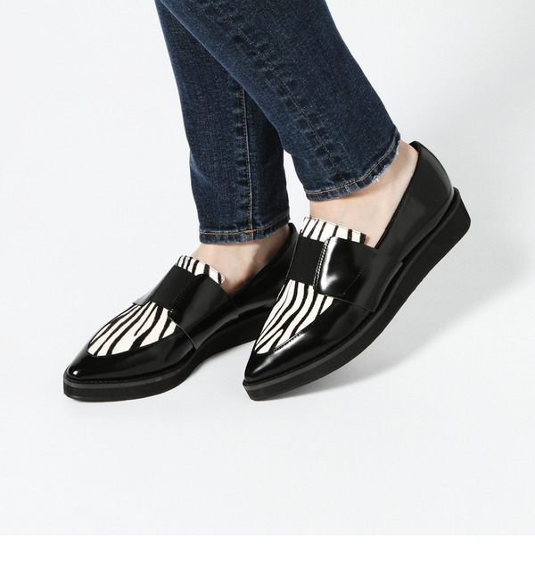 【ローズ バッド/ROSE BUD】 B549-4 PONY-H/P SLIPON SHOES [送料無料]