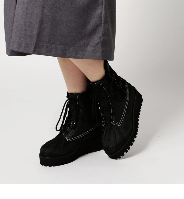 【ローズ バッド/ROSE BUD】 (JEFFREY CAMPBELL FOR ROSE BUD)YYH:JC-228-6 BOA LINED LACE UP SHORT BOOTS [送料無料]