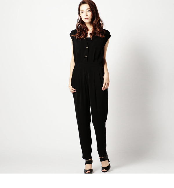 【ローズ バッド/ROSE BUD】 LOP-15205 OPEN COLLAR SLV-LESS COMBINAISON [送料無料]