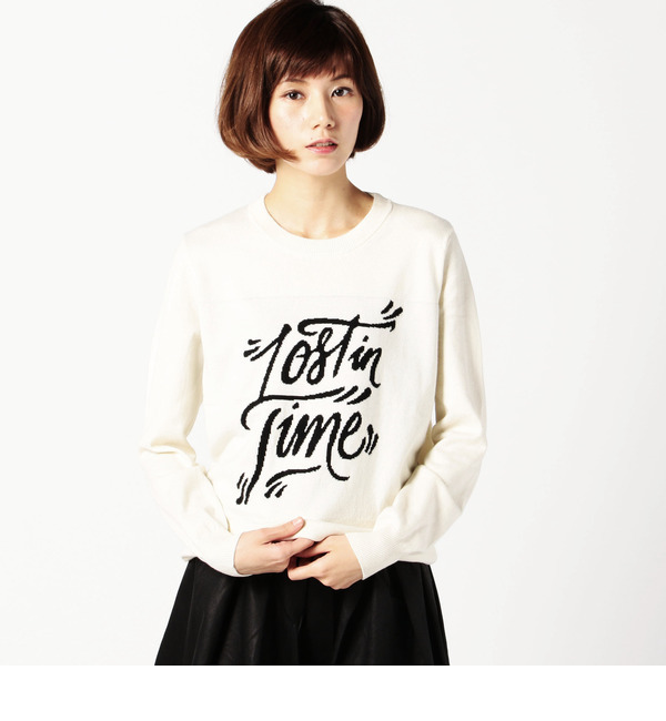 【ローズ バッド/ROSE BUD】 【カタログ掲載】LK-15271 LOGO PATTERN JQ L/S P/O [送料無料]