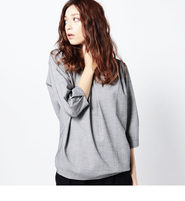 【ローズ バッド/ROSE BUD】 S-LBL-15211 3/4 SLV. TUCK BLOUSE [送料無料]
