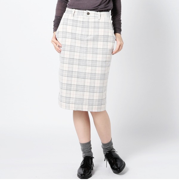 【ローズ バッド/ROSE BUD】 LSK-15207 CHECK TIGHT SKIRT [送料無料]