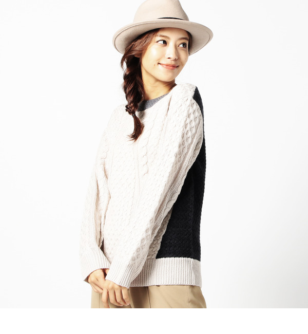 【ローズ バッド/ROSE BUD】 LK-15236 CABLE BI-COLOR P/O [送料無料]