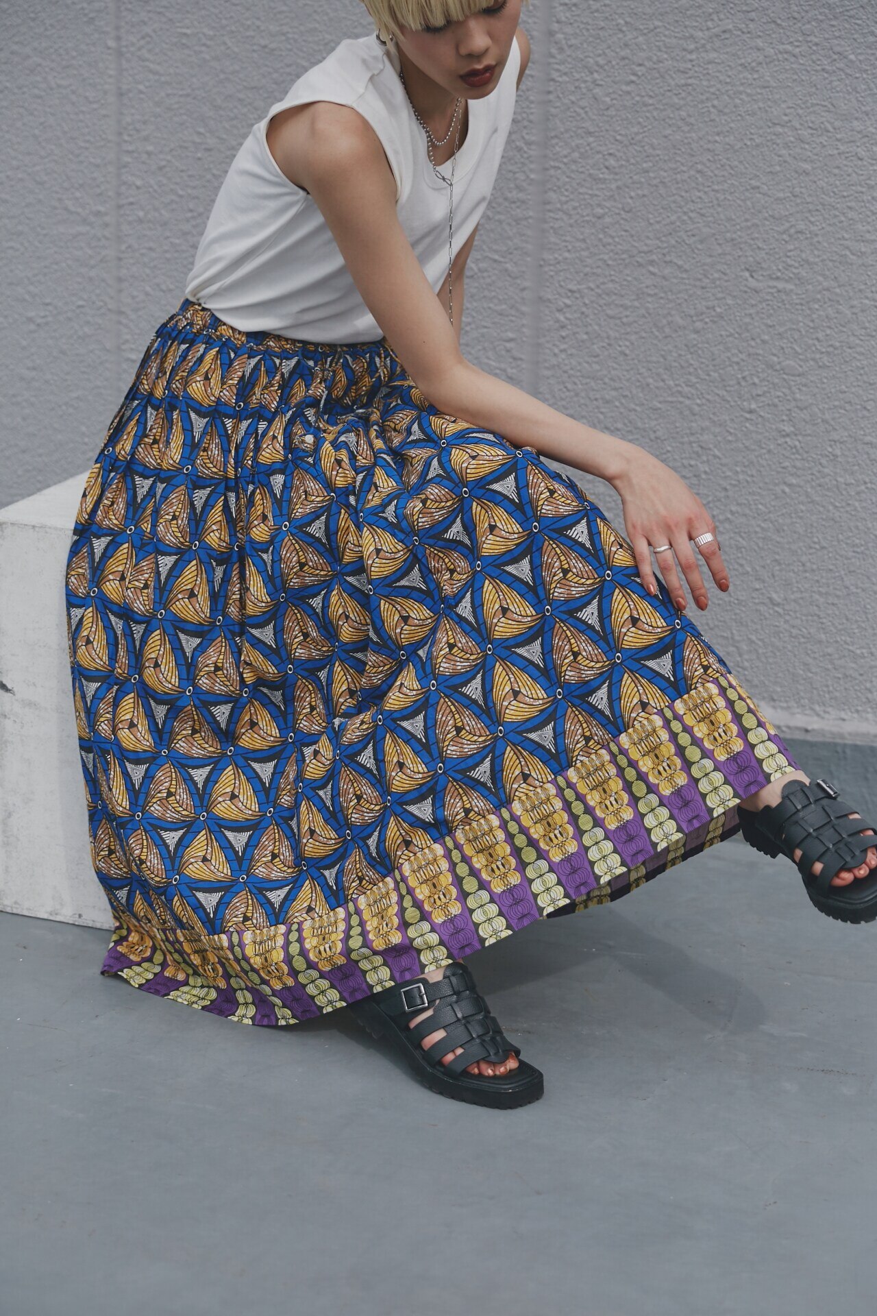 アフリカンプリントスカート|ROSEBUD(ローズバッド)の通販｜アイルミネ