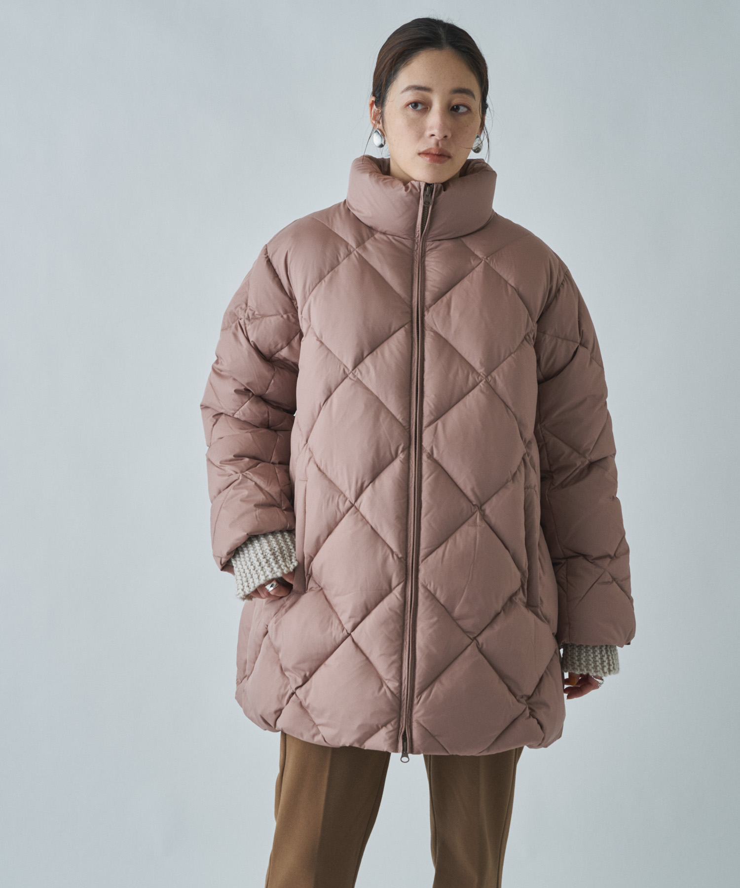 Audrey And John Wad キルティングハーフダウンコート Landwards ランドワーズ の通販 アイルミネ