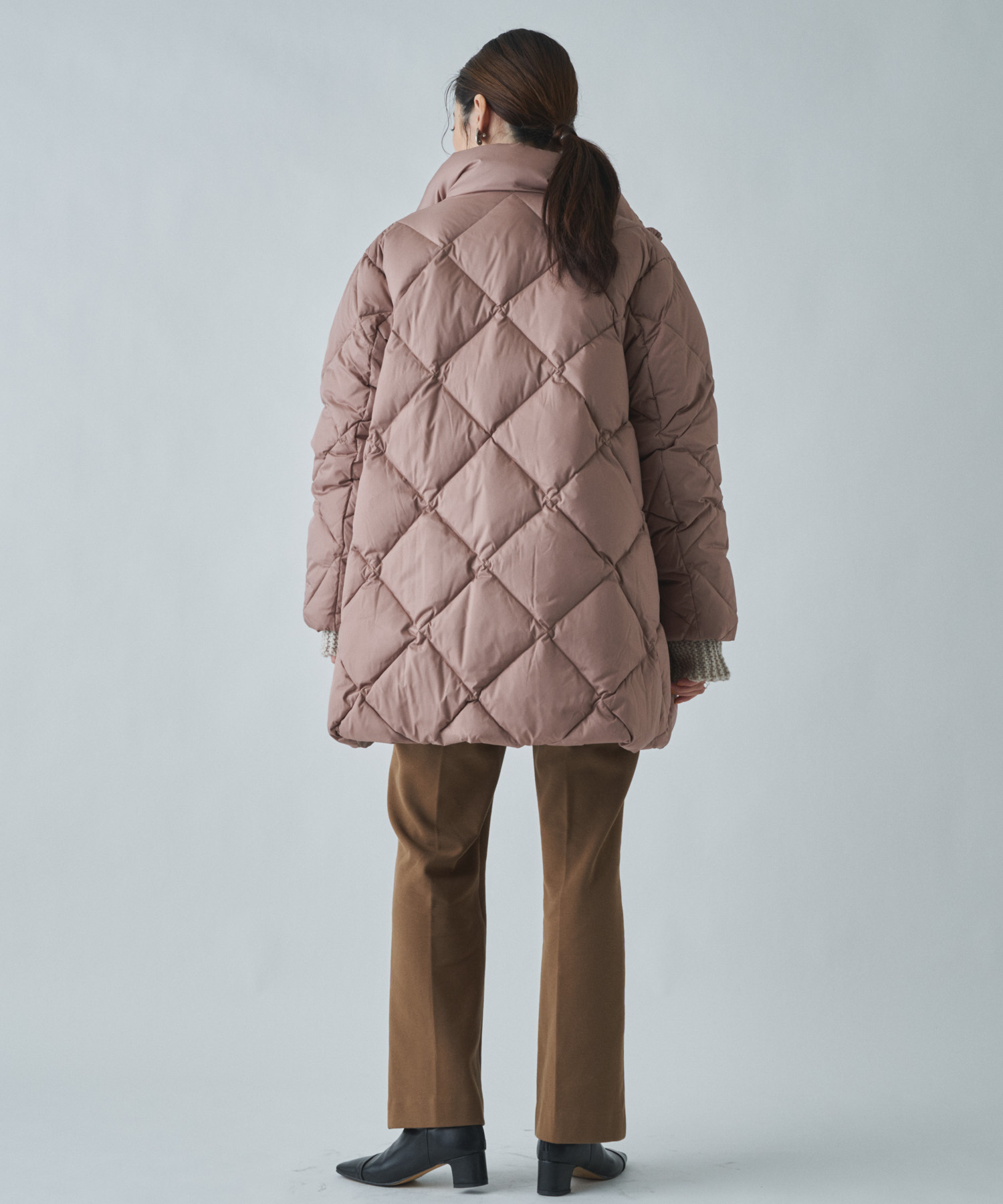 Audrey And John Wad キルティングハーフダウンコート Landwards ランドワーズ の通販 アイルミネ