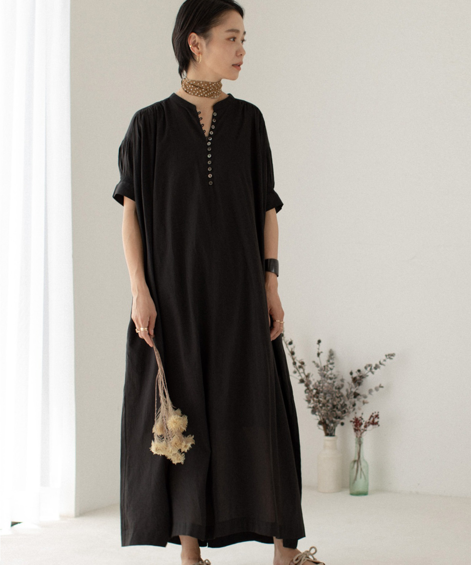 Audrey And John Wad インドコットンロングワンピース リゾートマキシワンピース ウォッシャブル Landwards ランドワーズ の通販 アイルミネ