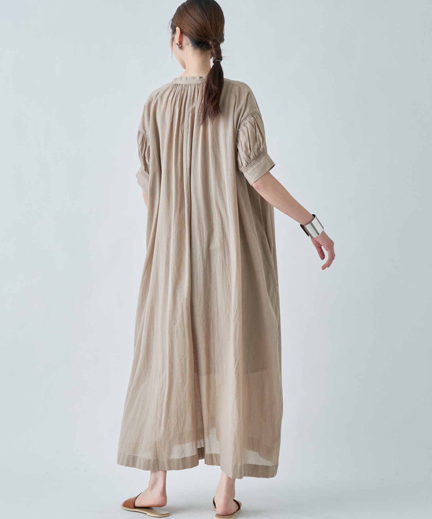 Audrey And John Wad インドコットンロングワンピース リゾートマキシワンピース ウォッシャブル Landwards ランドワーズ の通販 アイルミネ