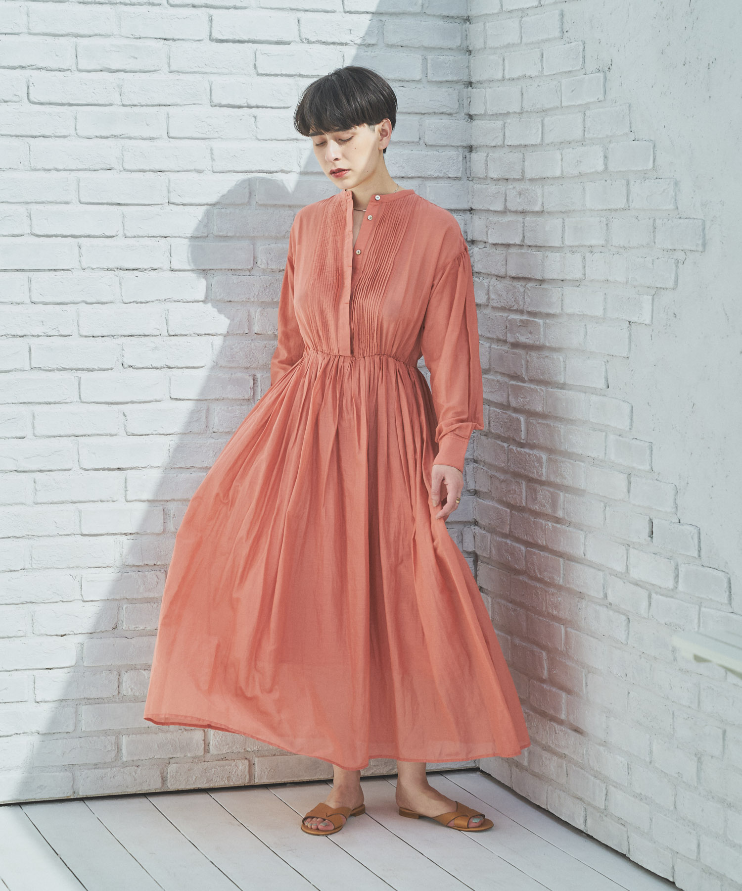 Audrey And John Wad コットンシルクピンタックロングスリーブワンピース Landwards ランドワーズ の通販 アイルミネ Audrey And John Wad コットンシルクピンタックロングスリーブワンピース Landwards ランドワーズ の通販 アイルミネ