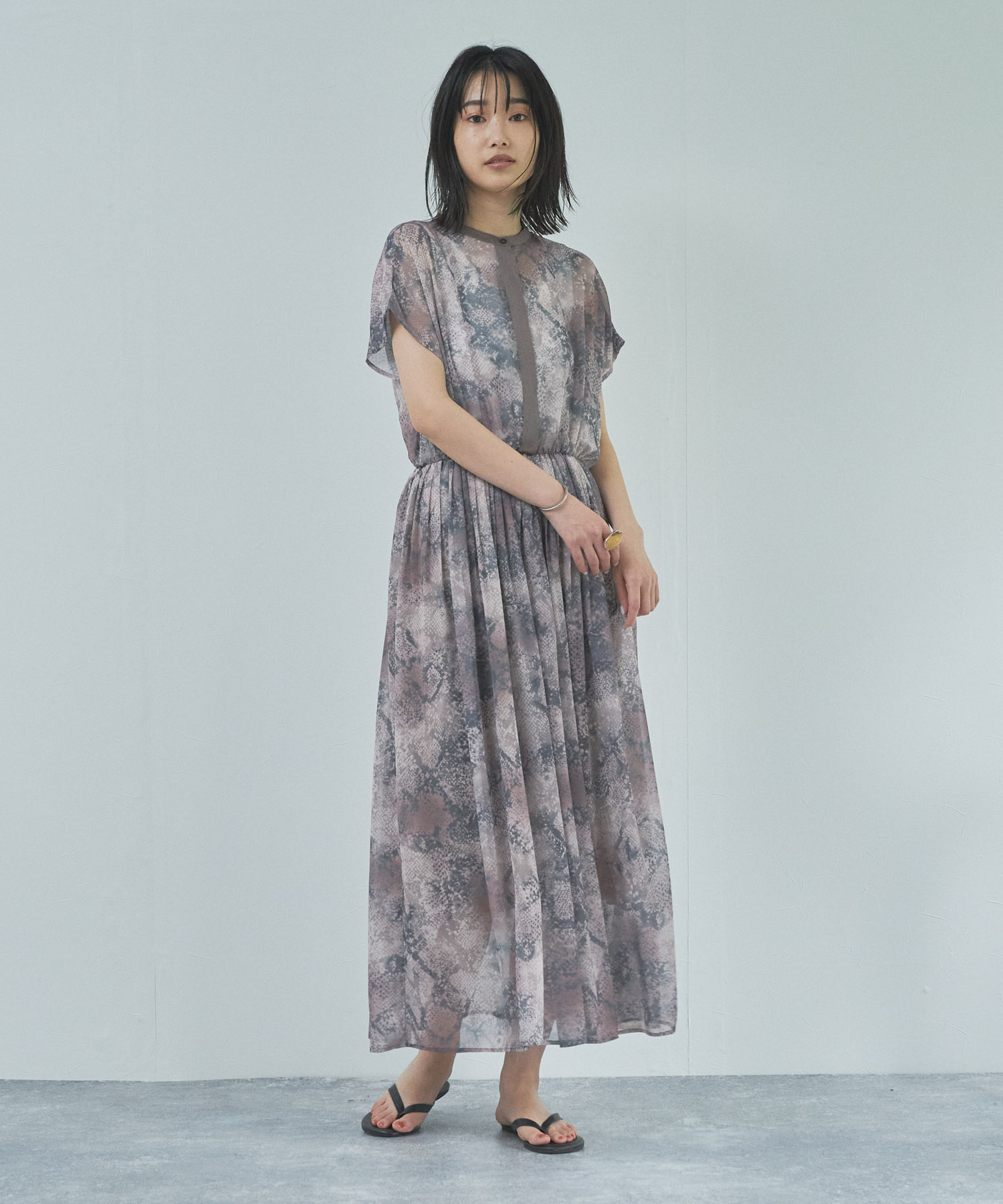 Audrey And John Wad 楊柳シフォンウエストタックワンピース Landwards ランドワーズ の通販 アイルミネ